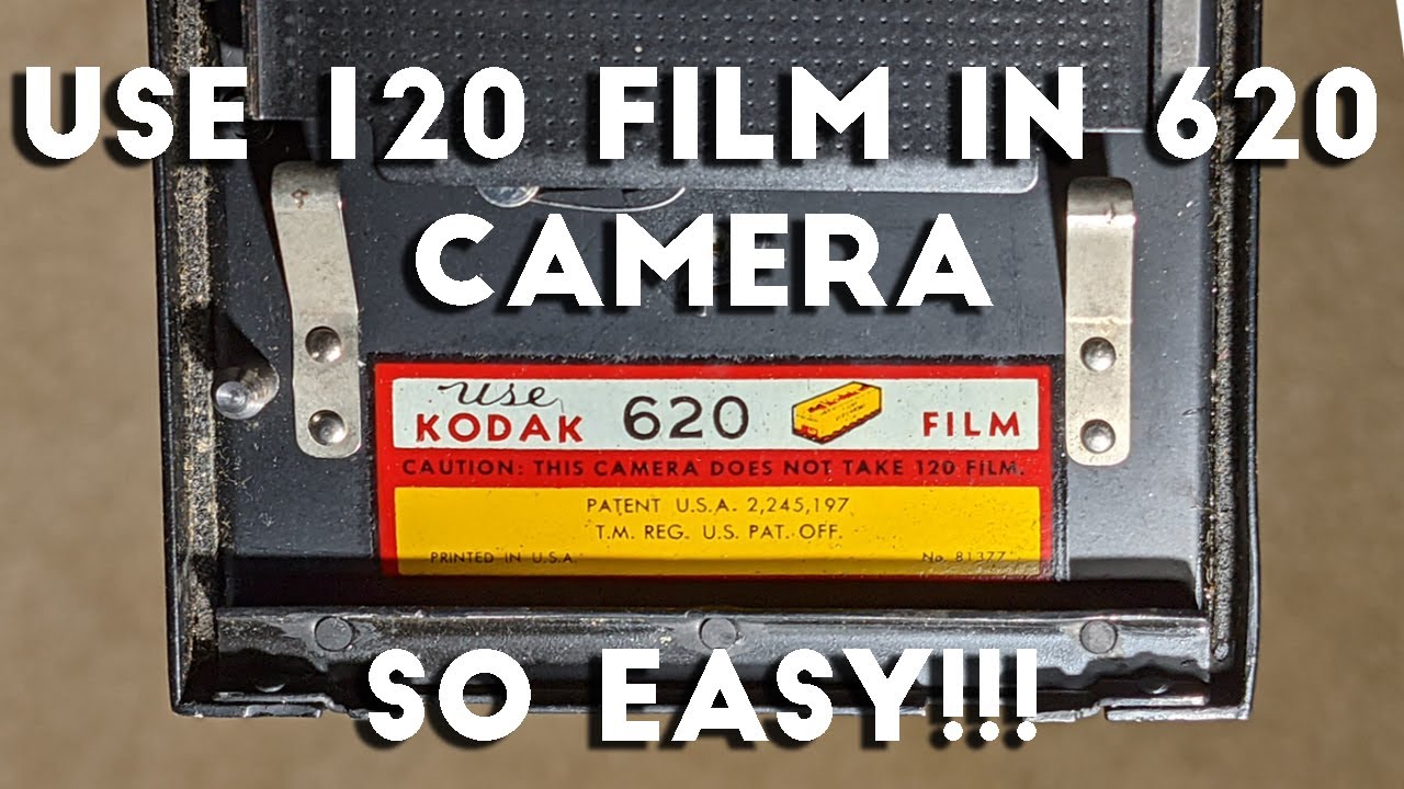 620 Film: How To Use 120 Film in 620 Camera (SUPER QUICK + EASY)