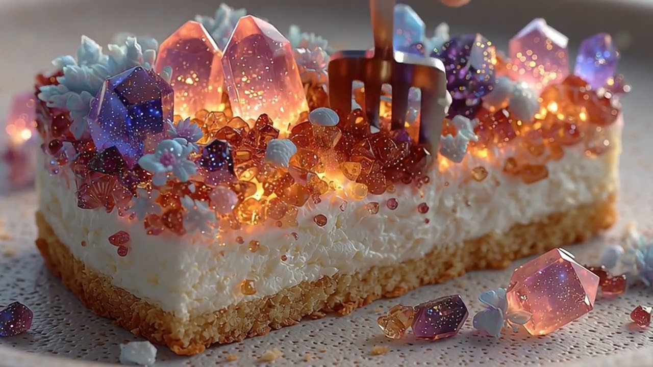 Fantasy | Dreamlike | Gemstone Cakes and Whimsical Desserts [Al Music Video]