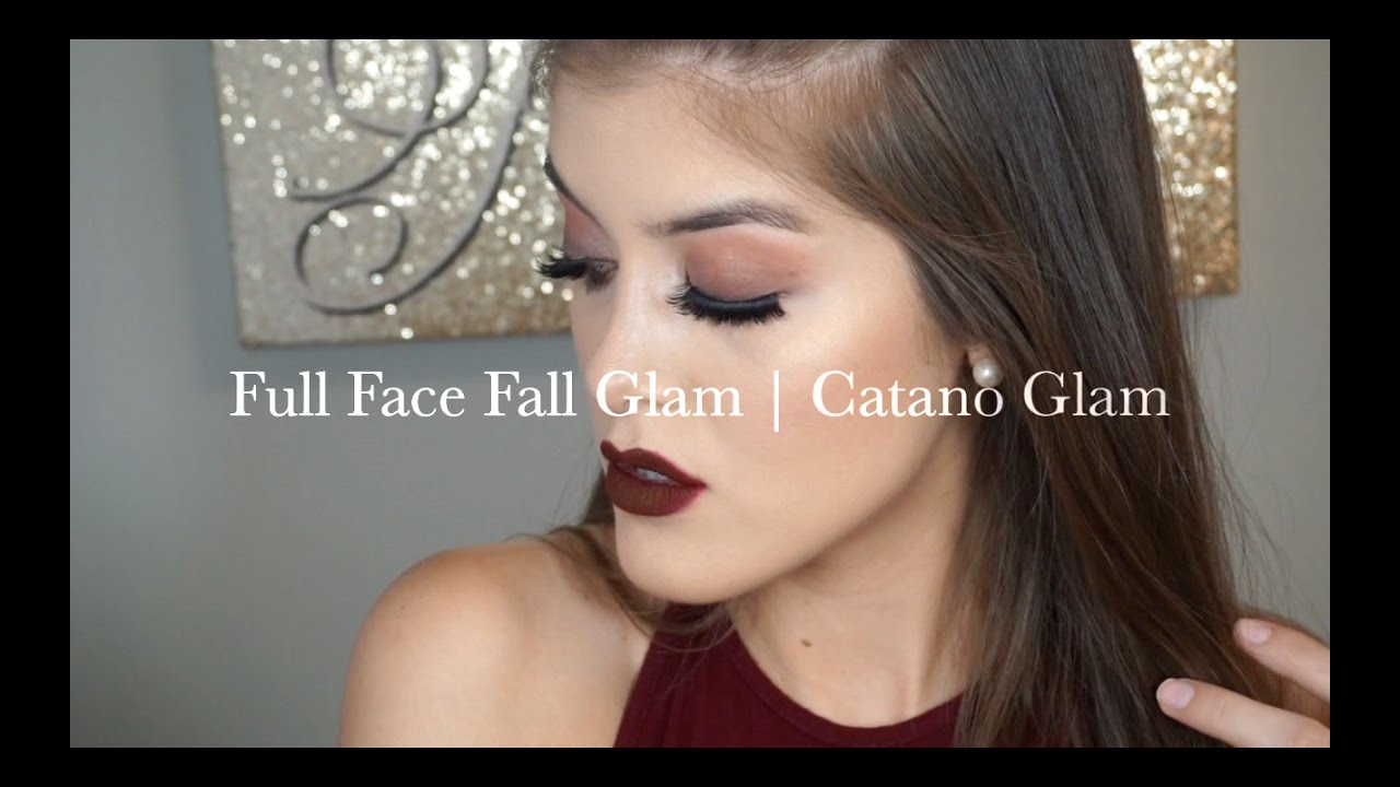 FULL FACE FALL GLAM | FAll MAKEUP TUTORIAL | Catano Glam