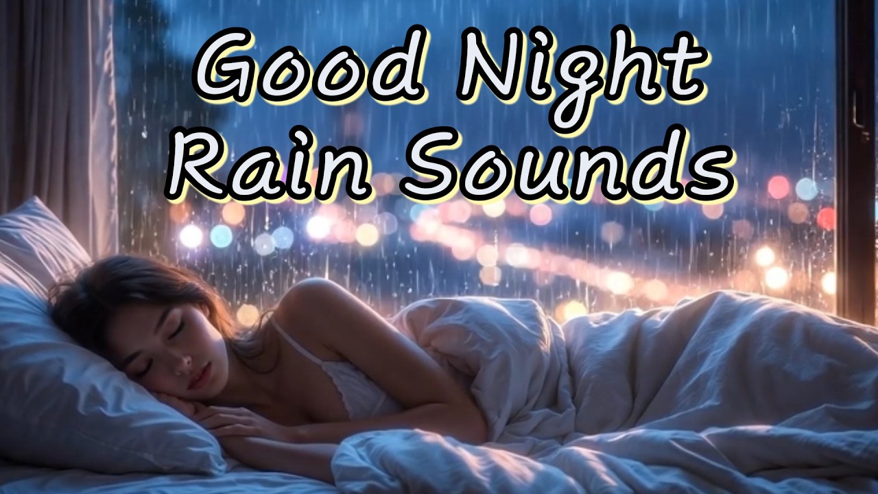 Rain Sounds for Deep Sleep 🌧 Cozy Bedroom Rain Ambience (8 Hours)