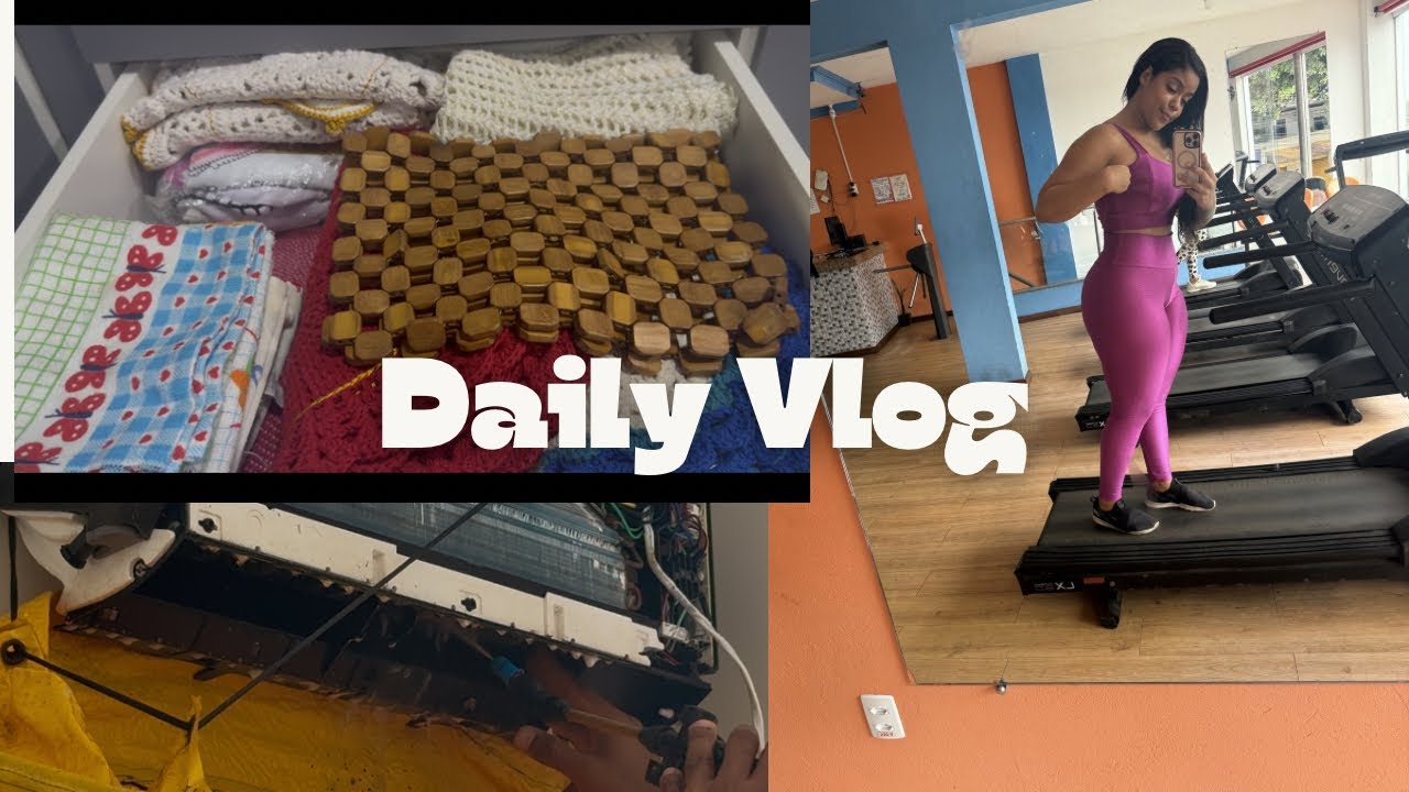 VLOG/ de uma rotina indo pra academia comigo