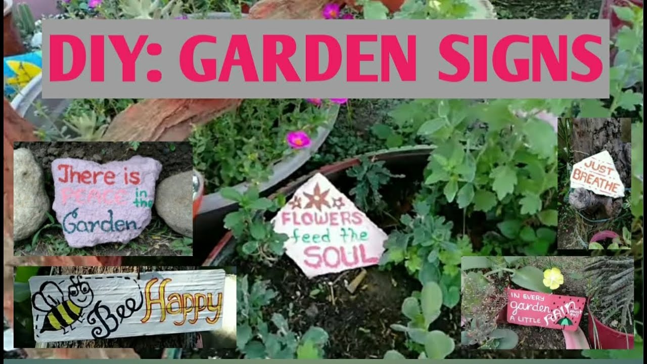 DIY: SIMPLE GARDEN SIGNS