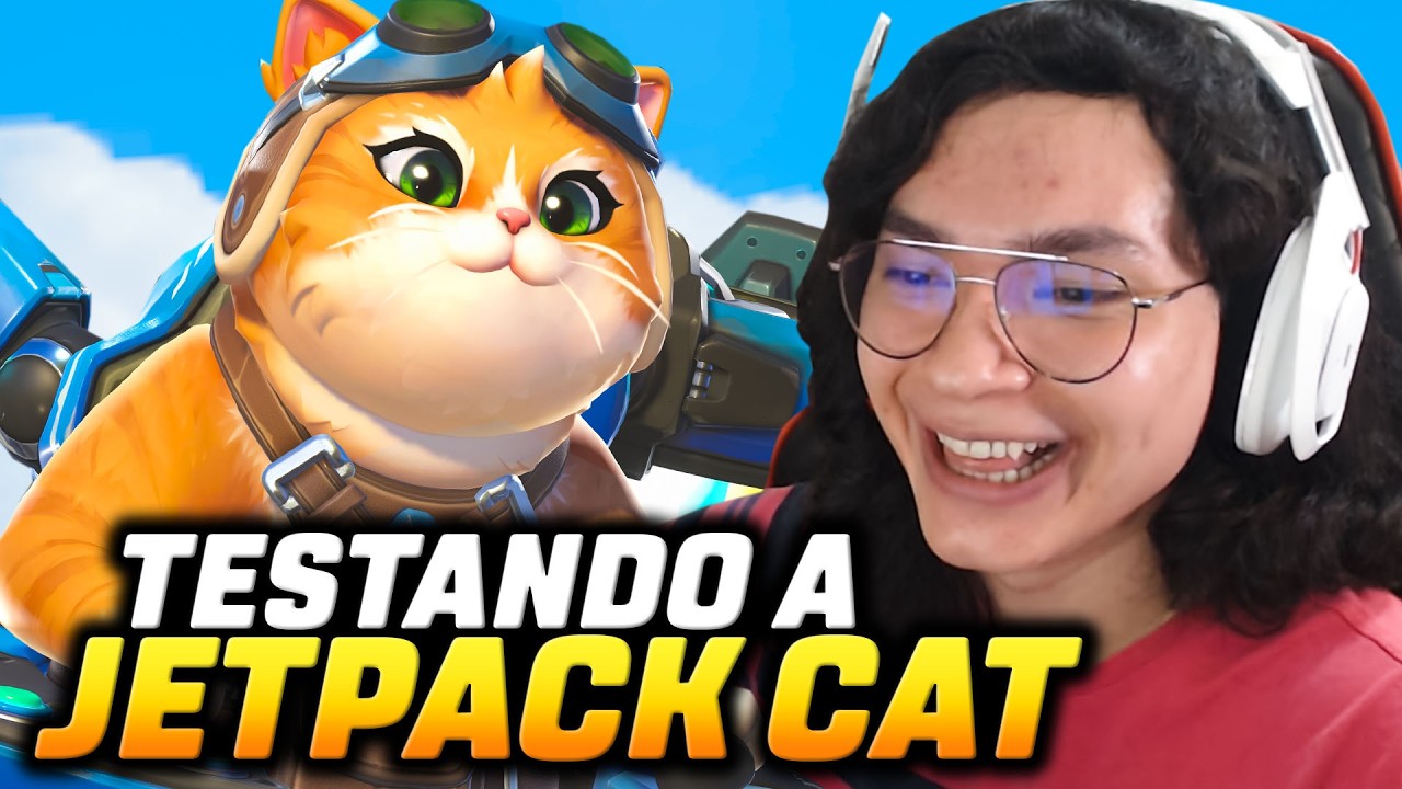 TESTANDO A NOVA HEROINA JETPACK CAT DO OVERWATCH