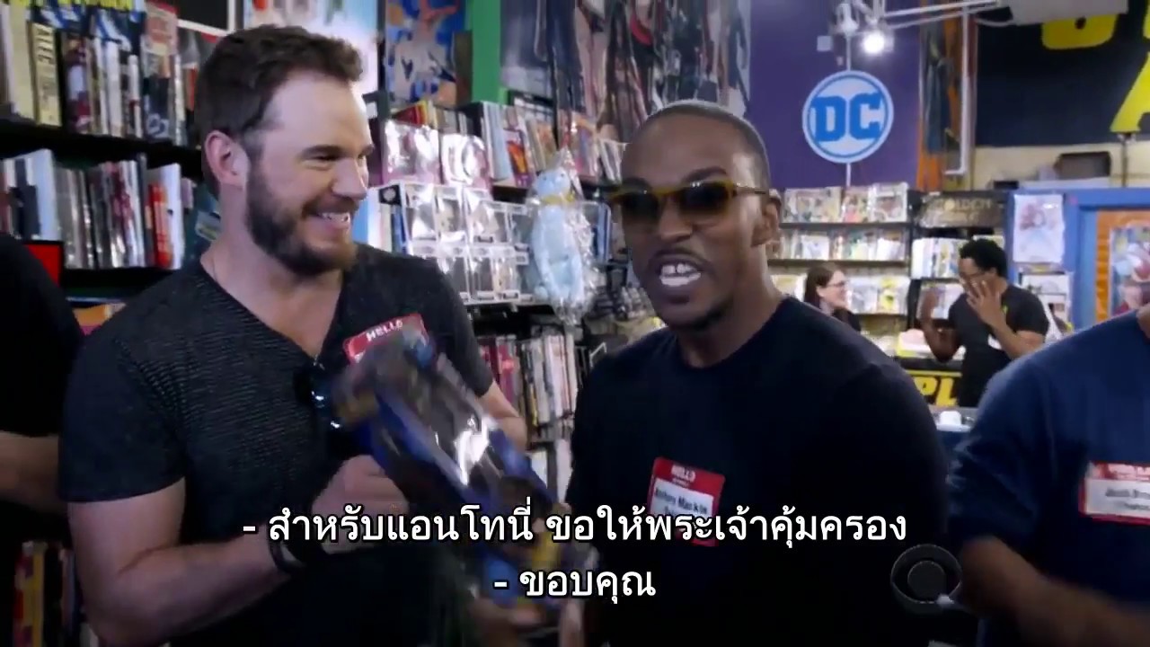 [ซับไทย] Avengers Infinity War ทัวร์ by เจมส์ กอร์เดน James Corden [ช่วงไปร้านการ์ตูน]