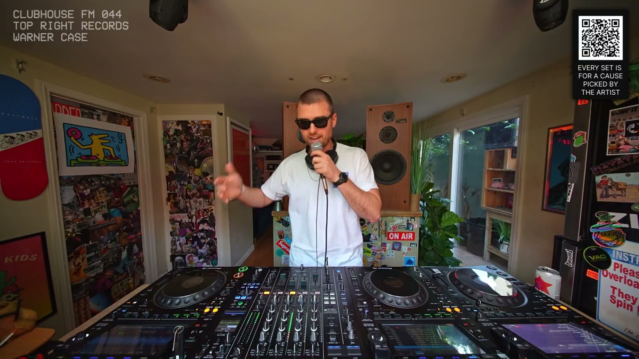 044 warner case Clubhouse Set. house, indie house, and indie dancefrom an LA backyard.