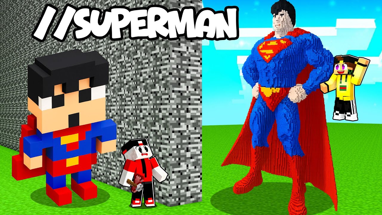 HO IMBROGLIATO CON //SUPERMAN LOCO nella GARA DI COSTRUZIONE - MINECRAFT