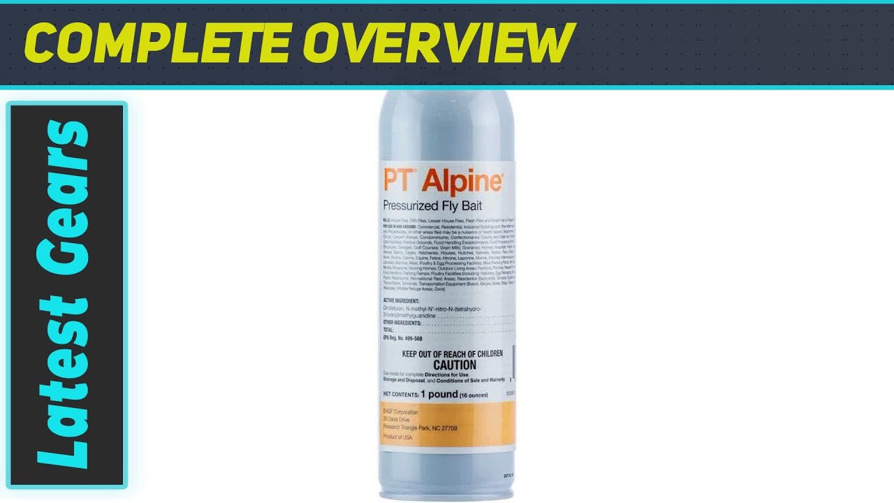 Alpine Pressurized Fly Bait: Ultimate Fly Control Solution?