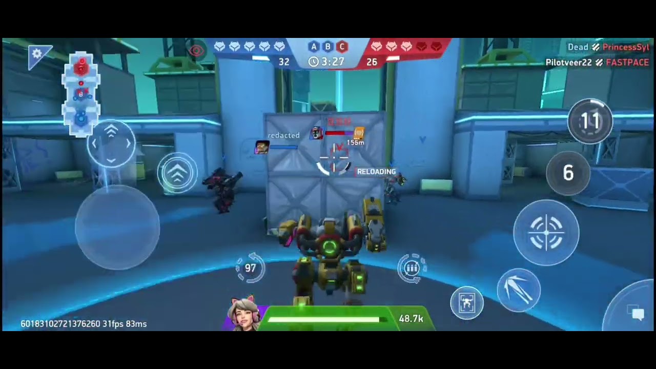 Today's mech arena quick match is insane. Check the video . #mech #gaming #mecharena #video 