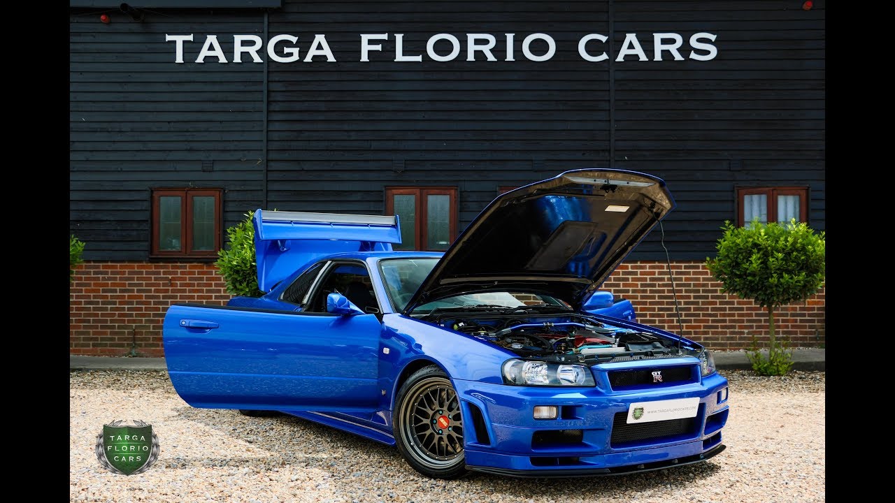 Nissan Skyline R34 GTR VSpec II Nismo S Tune Body 2.6 Straight 6 TwinTurbo Manual in Bayside Blue