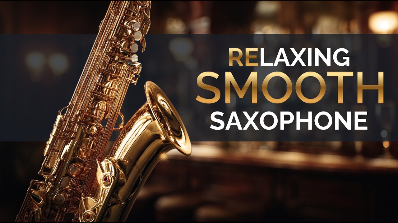 Relaxing Smooth Saxophone 🎷 Soft Jazz Lounge Music for Quiet Evenings