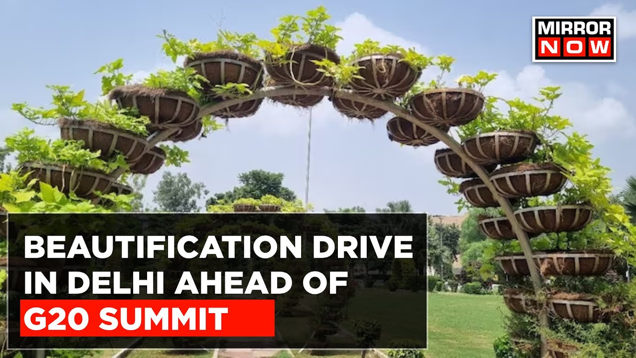 Delhi Undergoes Beautification Drive Days Ahead Of G20 Summit, Rich Heritage Showcased | Top News