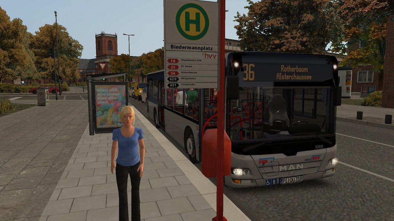 Omsi 2 - Hamburg Linie 20 - Vorstellung Linie 36 - Linienpack 24/25 - 128
