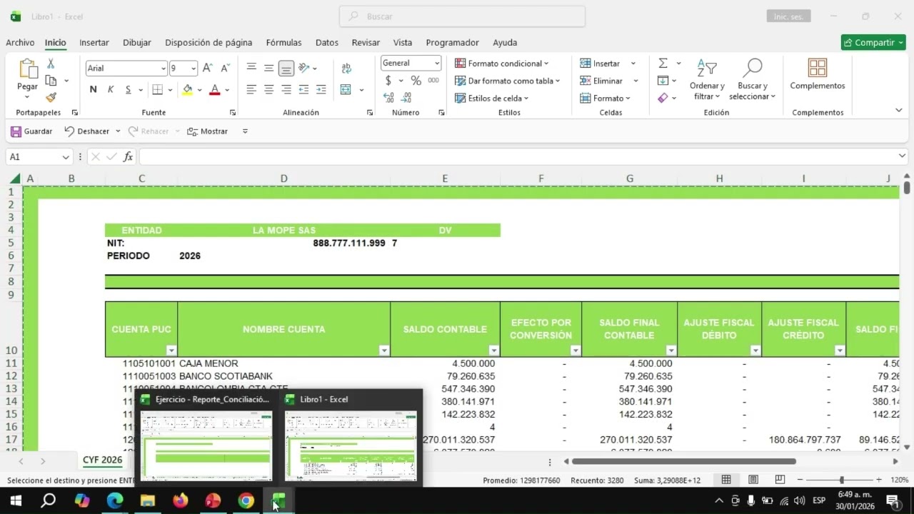Resumen de curso de Conciliación Fiscal, Plataforma Udemy.