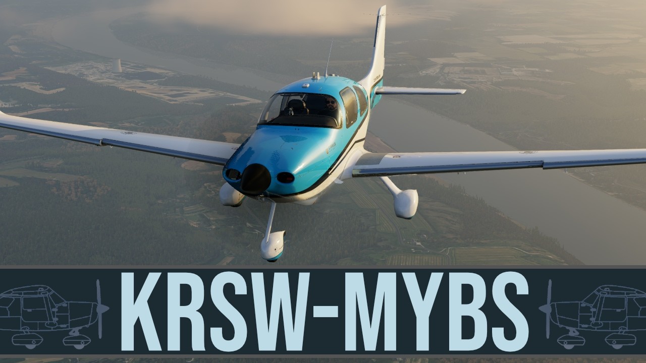 🔴 KRSW to MYBS | Florida VFR Hopscotch + Bahamas Adventure | SR22 on VATSIM