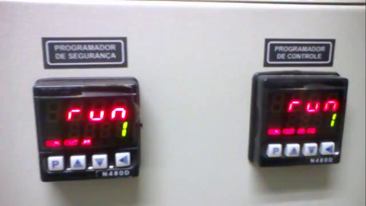 Forno JUNG - Como configurar os controladores N480D
