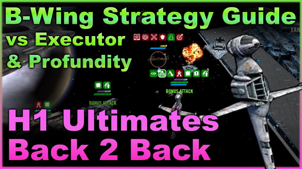 Home One & B-Wing - Ultimate 2 turns in a row, beat Executor, EZ double shot Profundity, MORE!
