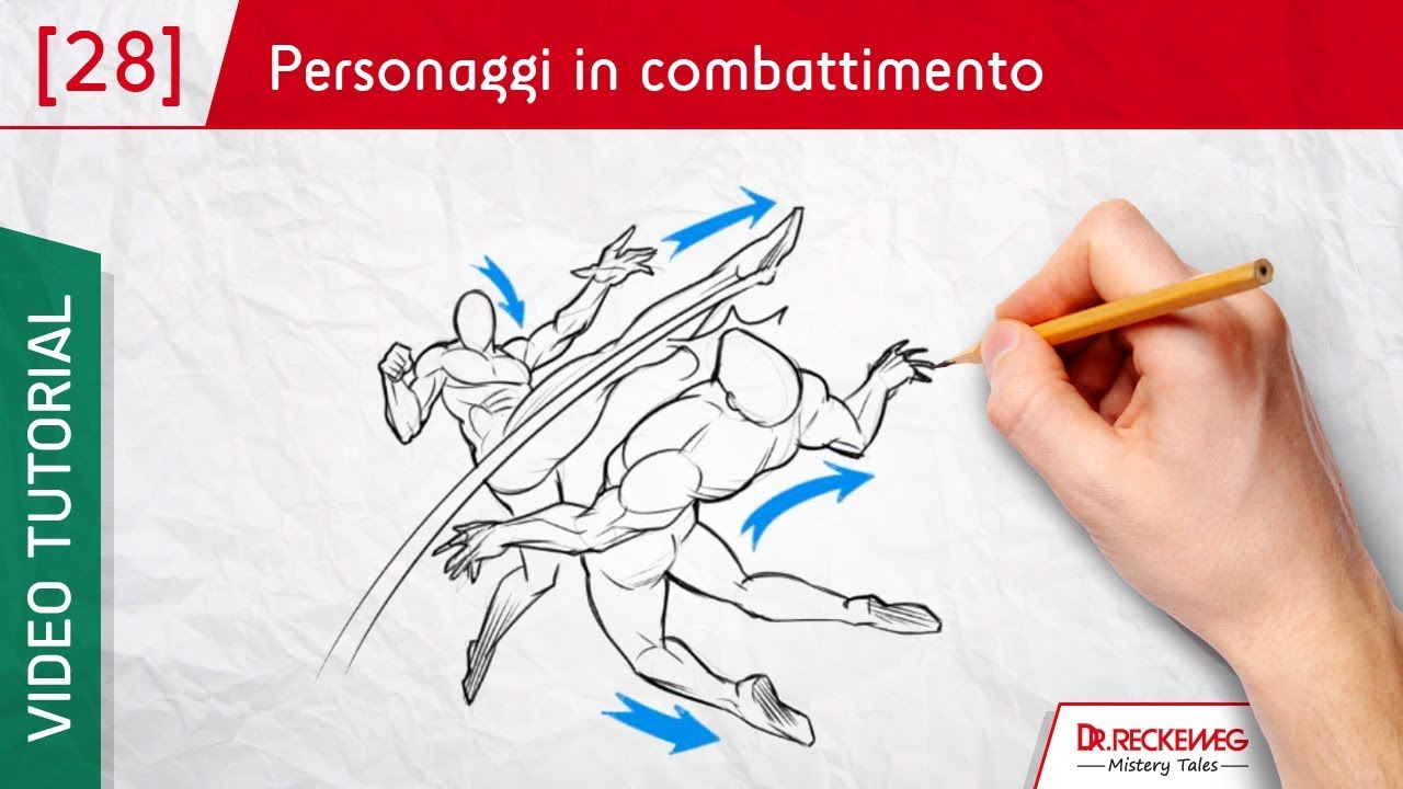 Personaggi in combattimento - Come disegnare un fumetto