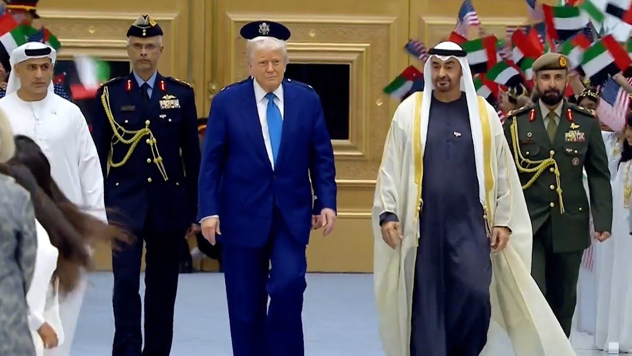 Donald Trump meets President Sheikh Mohamed in a historic visit to the UAE