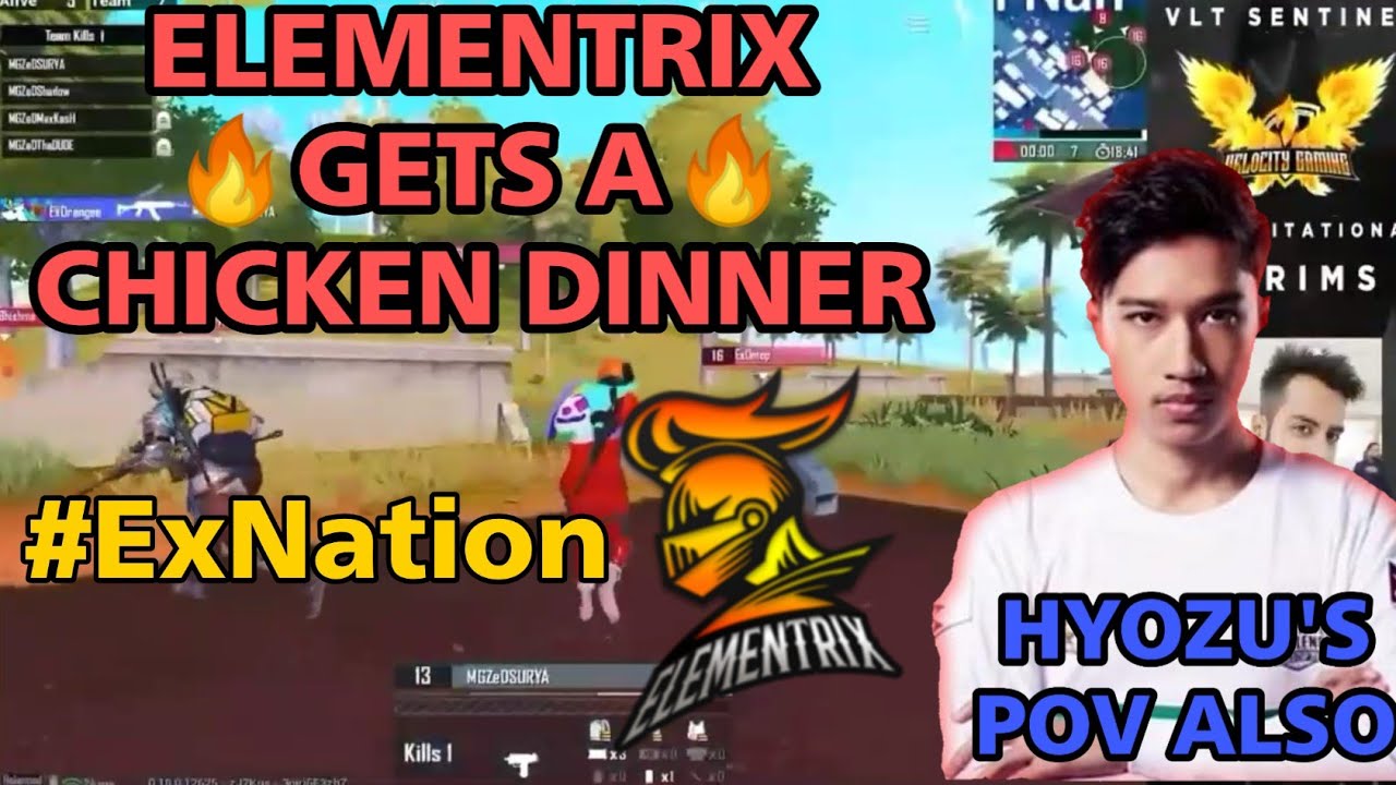 ELEMENTRIX GETS A CHICKEN DINNER || MR. HYOZU'S POV INCLUDED || PUBGM NEPAL - GAURABYT ||