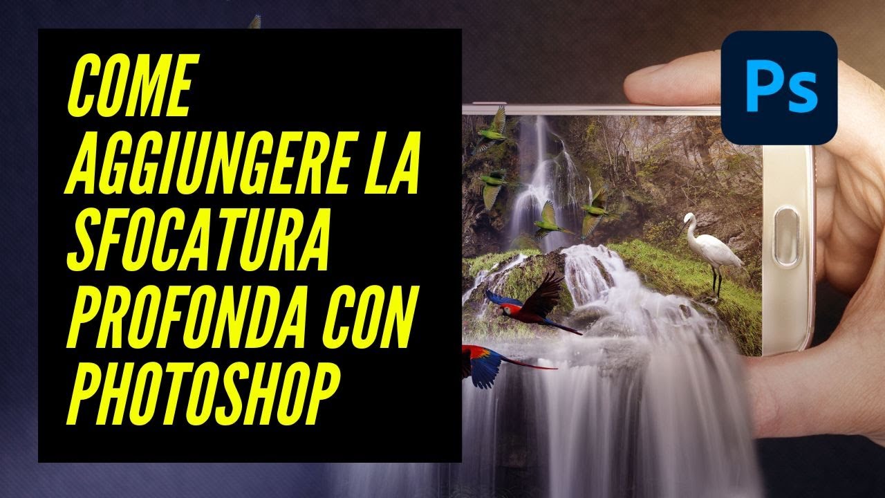 Come aggiungere la sfocatura profonda con Photoshop