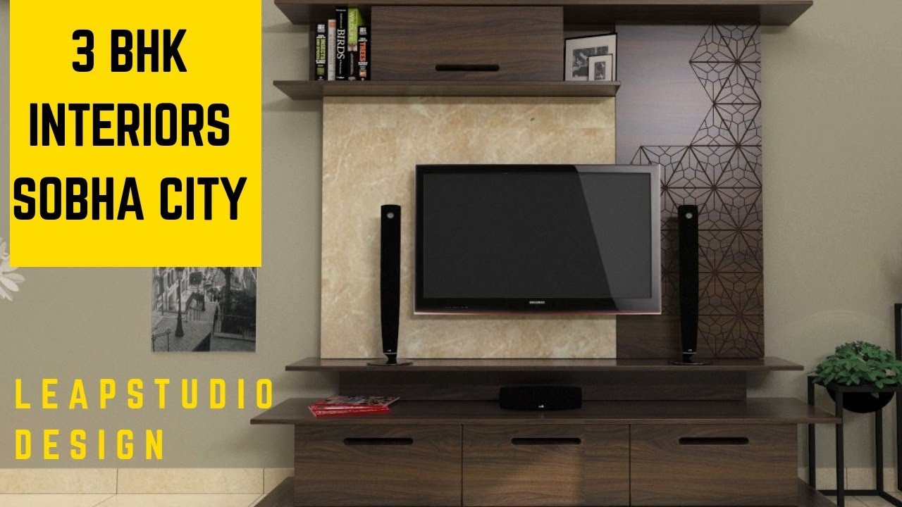 3BHK INTERIORS | SOBHA CITY | LEAP STUDIO DESIGN