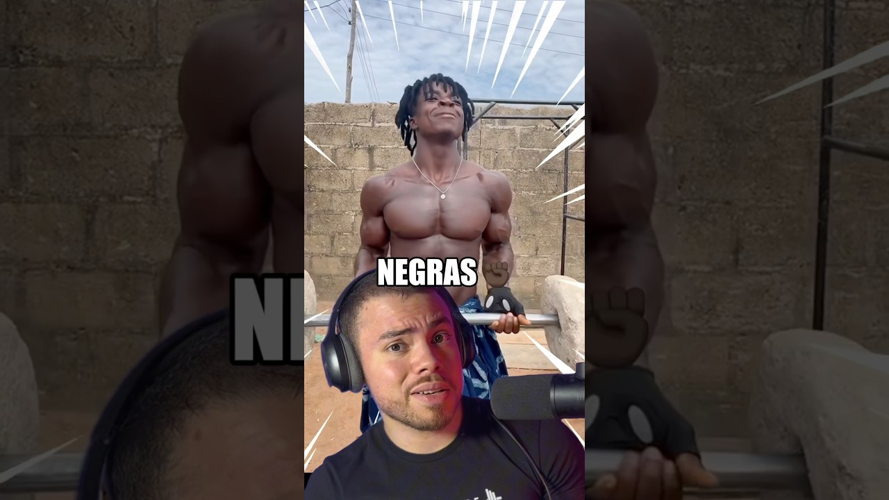 Porque negros ganham m&uacute;sculos mais facil? Entenda nesse v&iacute;deo! 😱#muscula&ccedil;&atilde;o #hipertrofia #genetica