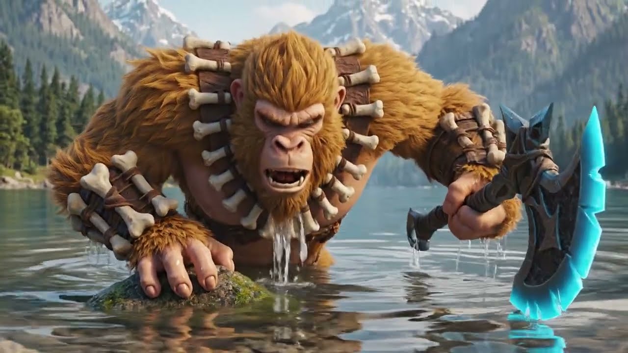 Epic Shaking Wars: Ape King Legends the destruction of the giant monstersf .