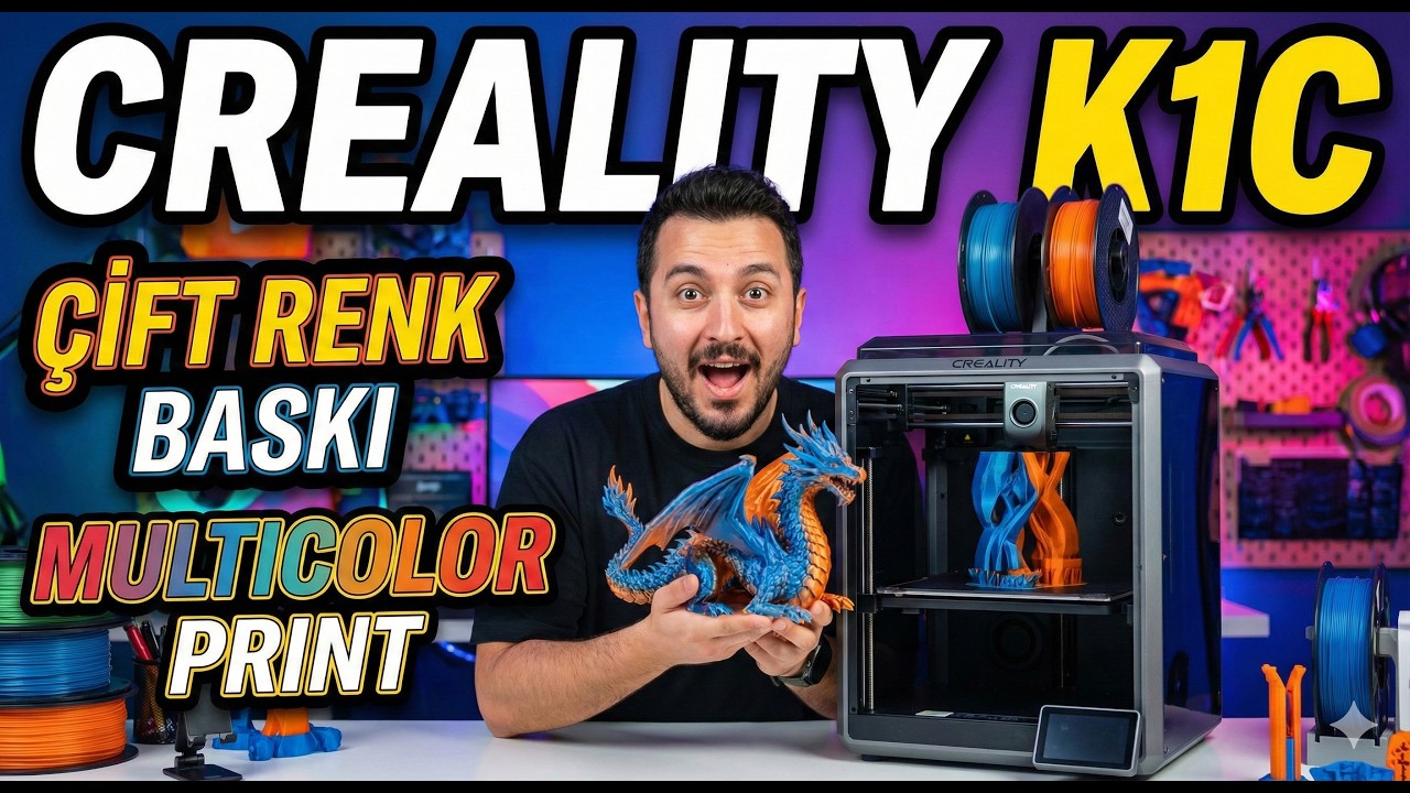 Руководство по двухцветной печати с Creality K1C