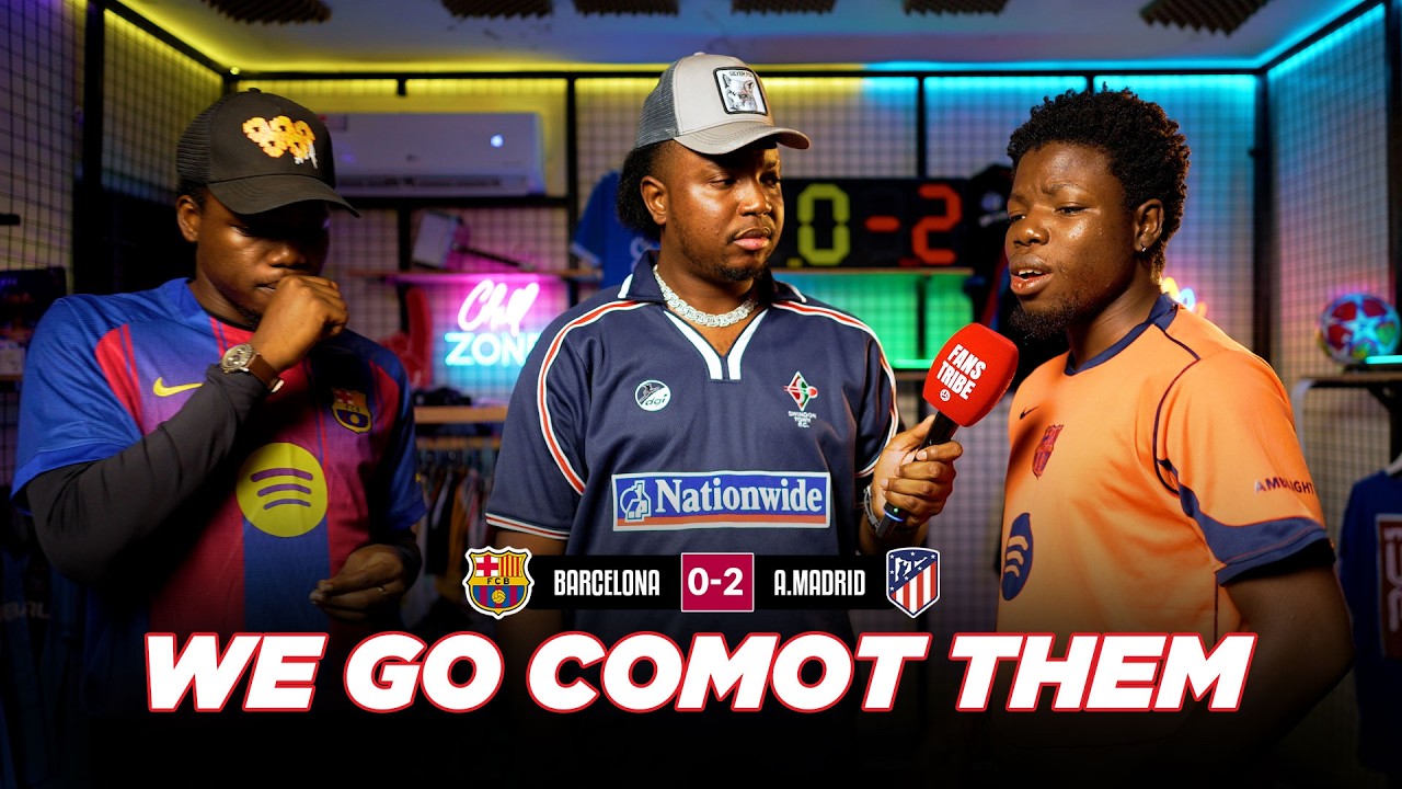 BARCELONA 0-2 ATLETICO MADRID - ( Dimeji & Smeez- NIGERIAN FAN REACTION) 25/26 UEFA CHAMPIONS LEAGUE