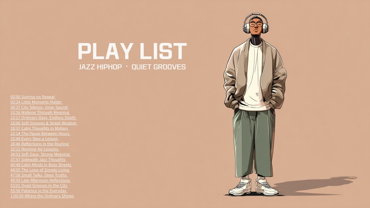 [중간광고없는 playlist] 🎷재즈의 리듬으로 느끼는 일상 순간들 | JAZZ HIPHOP / QUIET GROOVES | 매장·카페 음악
