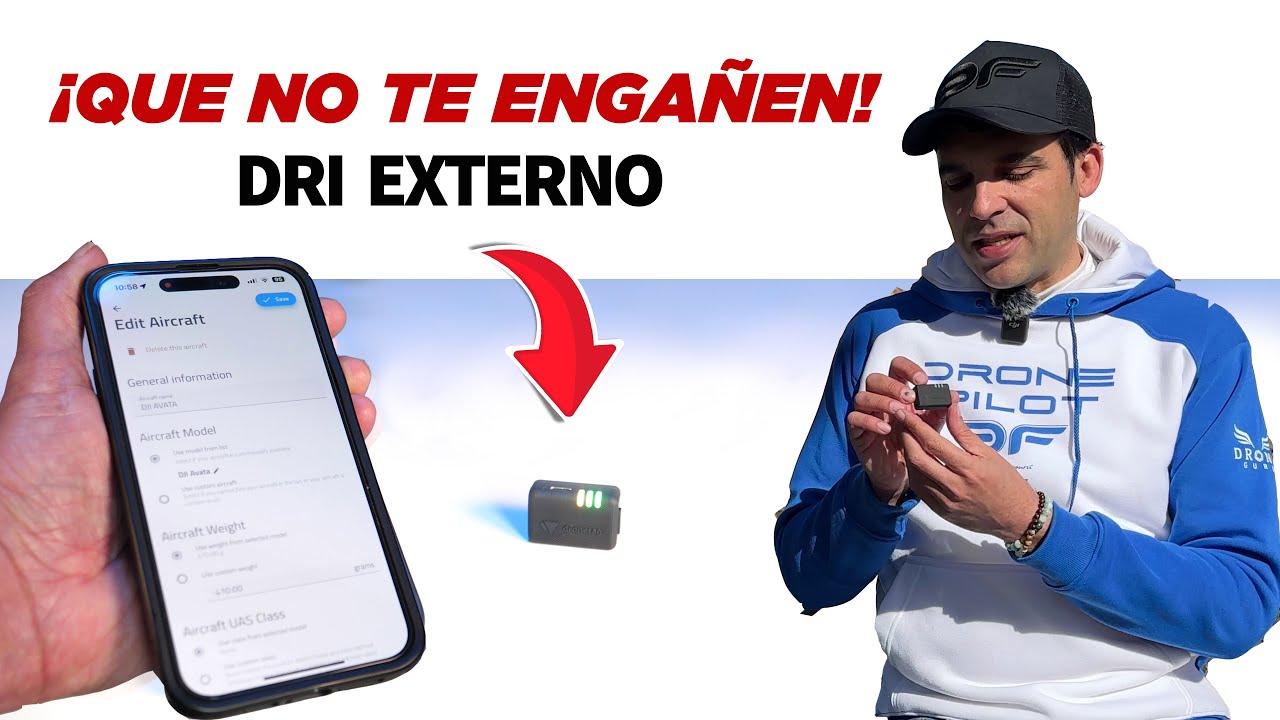 DRI EXTERNO para DRONES ¿Cuándo es obligatorio?