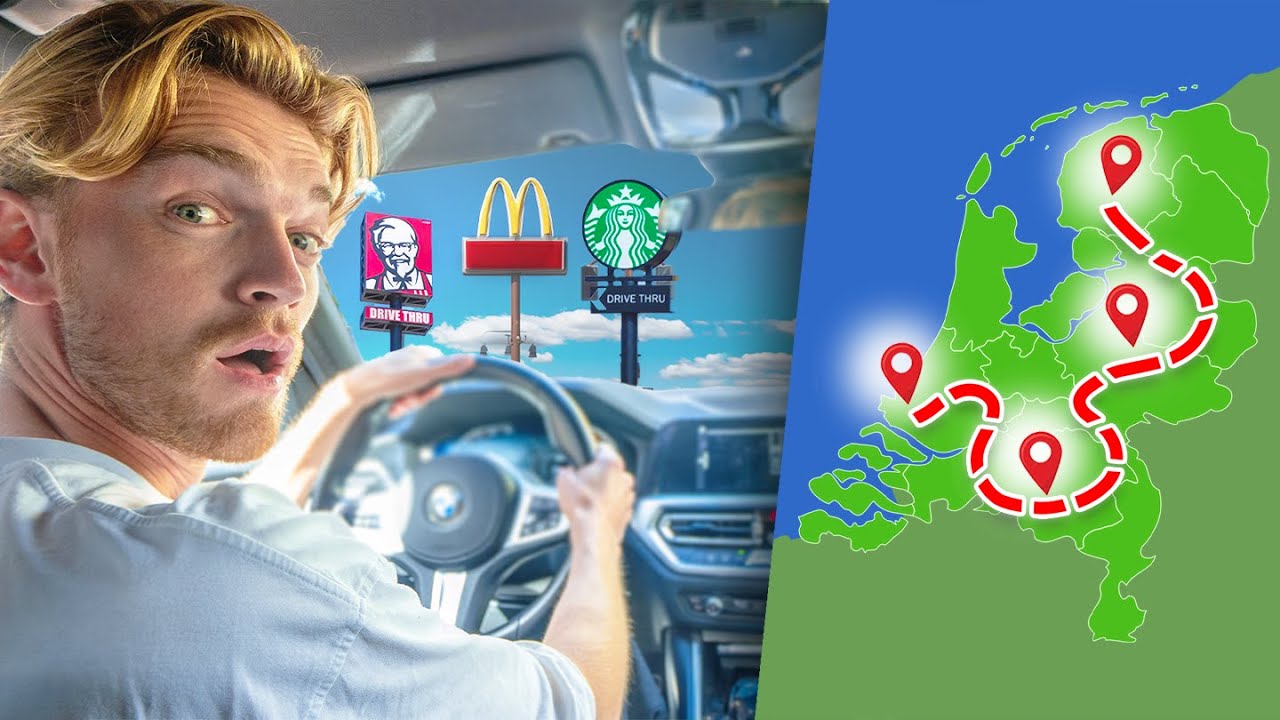 Ik Ging Door ALLE Drive Thru's Van Heel Nederland **CHALLENGE**