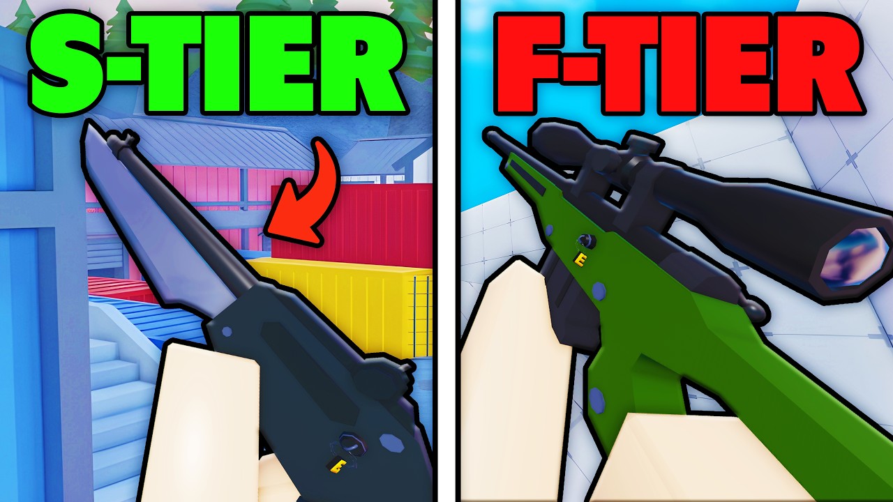The ULTIMATE Roblox Rivals GUN TIER LIST! (UPDATED S3)