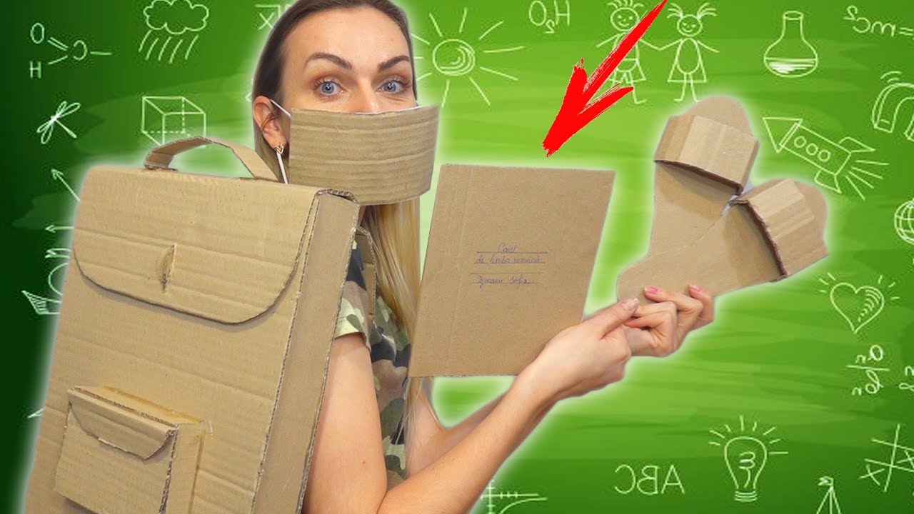 OBIECTE din Carton vs Reale | DIY Idei de Prank-uri pentru Scoala