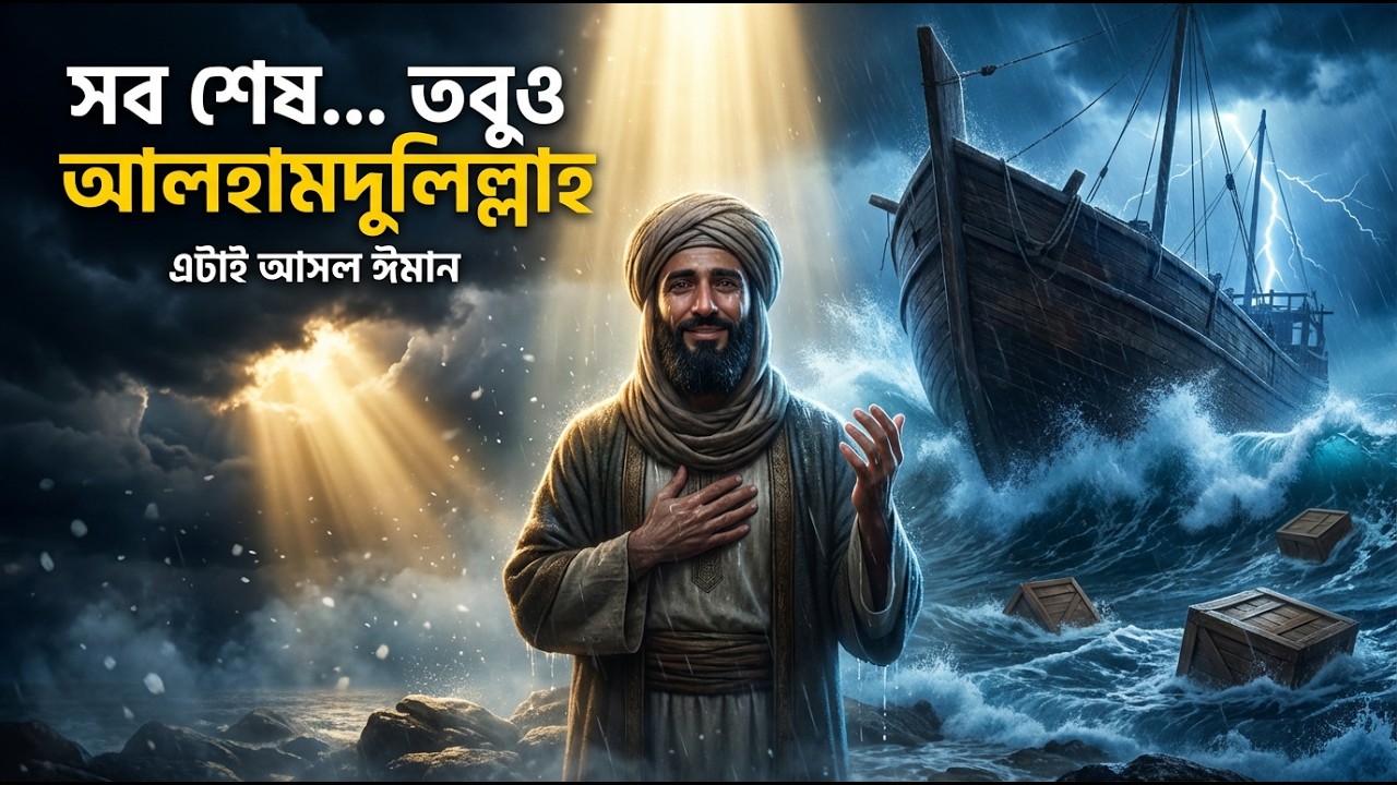 আল্লাহর পরীক্ষা এক রাতেই সব হারিয়েও যে বণিক অভিযোগ করেননি |  Islamic Story Bangla
