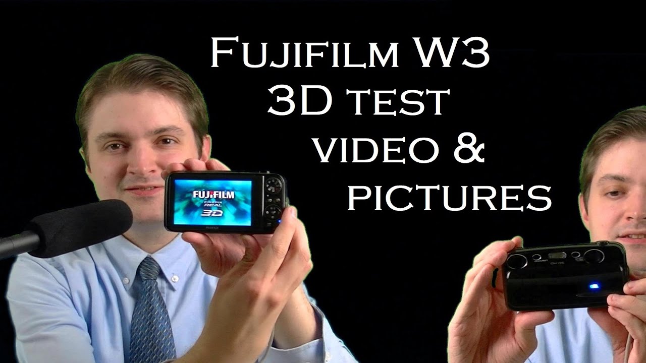 Fujifilm W3 3D camera test video & pictures