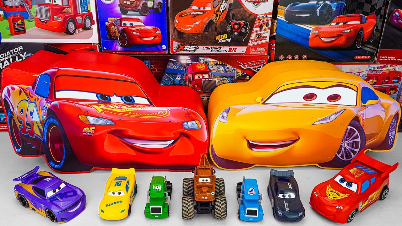 Disney Pixar Cars | Lightning McQueen, rental car Unboxing Review #cars #toys #lightningmcquee