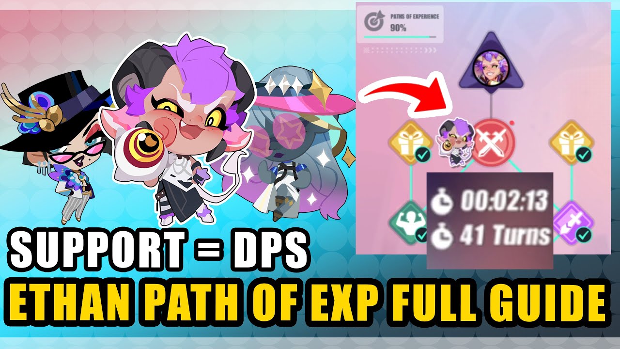 HOW TO CLEAR ETHAN PATH OF EXPERIENCE STAGE WITH 3 SUPPORT ESPER ? Path Of Experience | DISLYTE