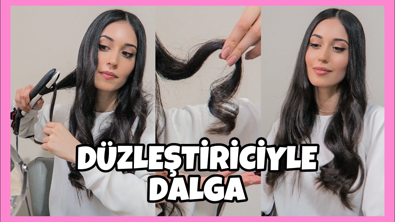 SAÇ DÜZLEŞTİRİCİSİYLE DALGALI SAÇ NASIL YAPILIR? | En Kolay Saç Şekillendirme