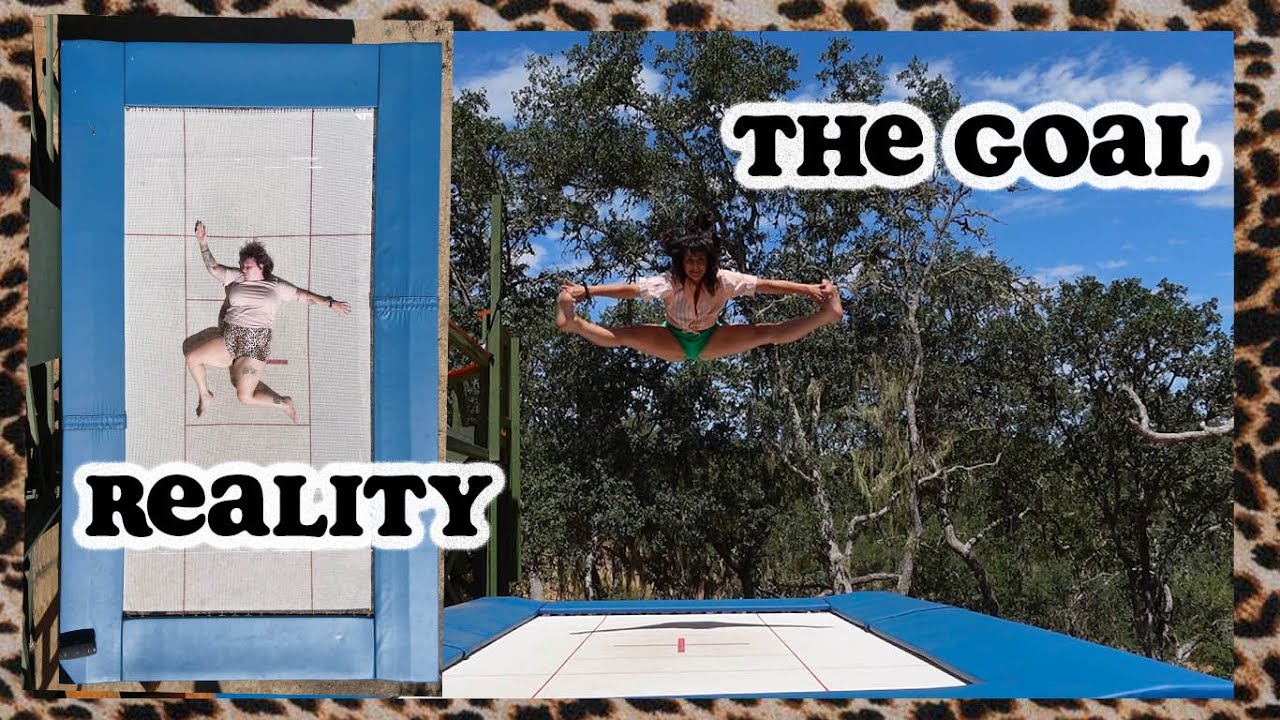 10 BASIC TRAMPOLINE JUMPS TO HELP WITH ROLLER SKATING with Estro Jen aka Michelle Steilen