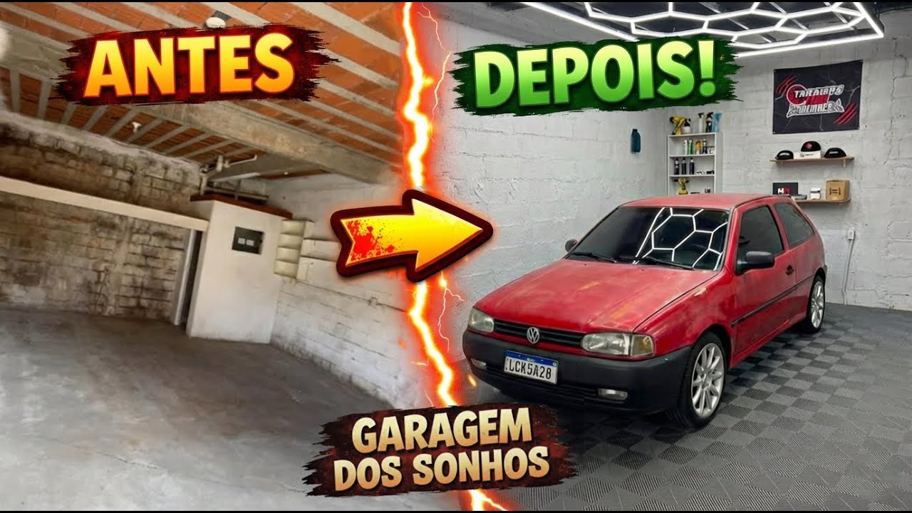 EU VOU FAZER UMA GARAGEM DOS SONHOS!!