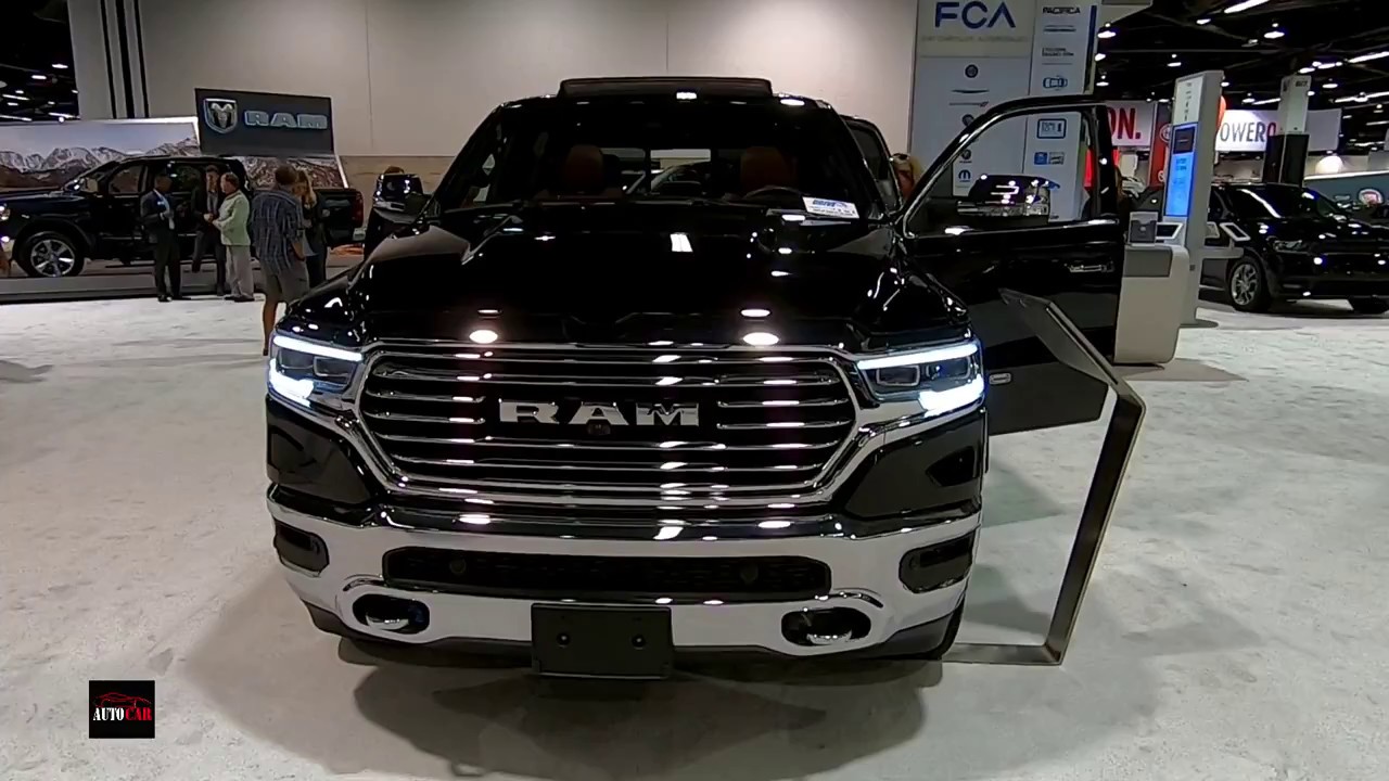 2019 RAM 1500 Longhorn Crew Cab  Exterior and Interior Walkaround - 2018 OC Auto Show