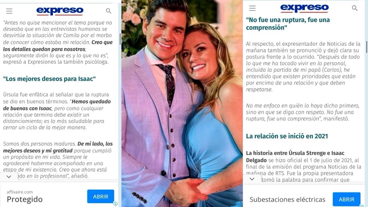 Úrsula e Issac Delgado terminaron hace AÑOS por fin lo confiesa parte 2