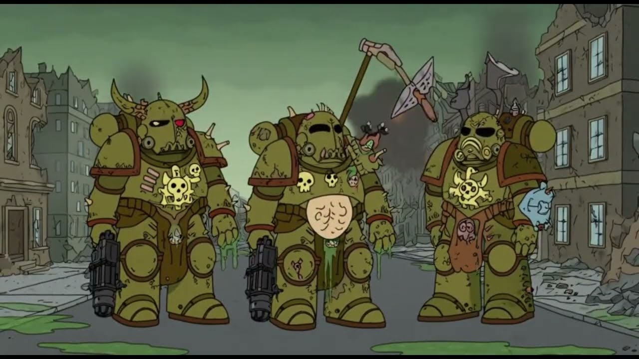 Приключение Нурглитов, Warhammer40000 #Warhammer40k #Вархаммер #Империум #SpaceMarines  #warhammer