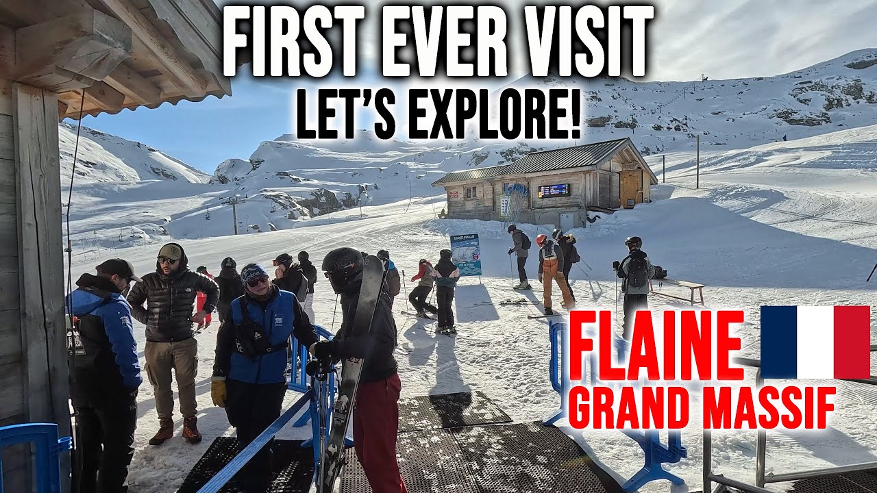 [4K] Skiing Flaine, First Ever Visit! Let's Explore Aup de Véran, Grand Massif France, GoPro HERO13