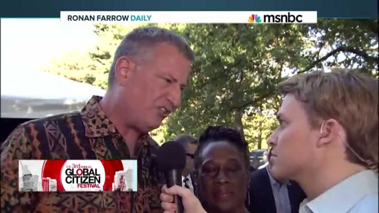 GCF 2014: Backstage Interview with Mayor De Blasio