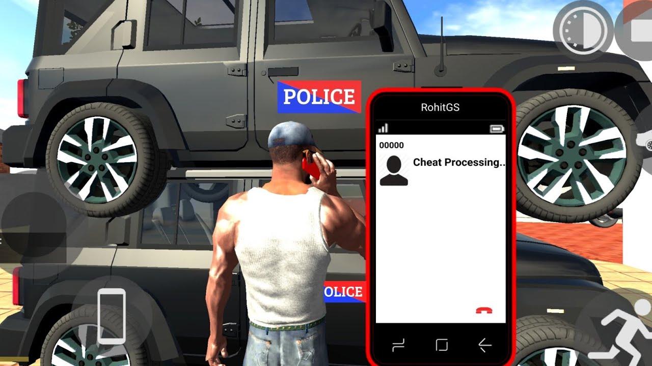 Finally POLICE THAR Cheat Code In Indian Bike Driving 3d | Indian Bike Driving 3d Police Thar Number