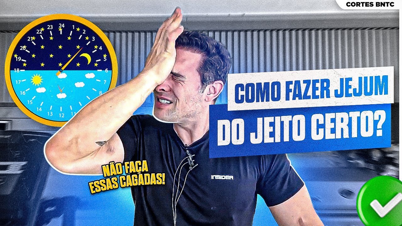 JEJUM INTERMITENTE: não erre NUNCA MAIS! | Muzy Explica