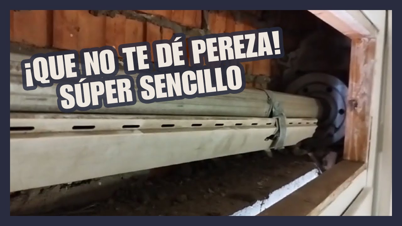REPARAR o ARREGLAR PERSIANA ENRROLLABLE con 8 80€