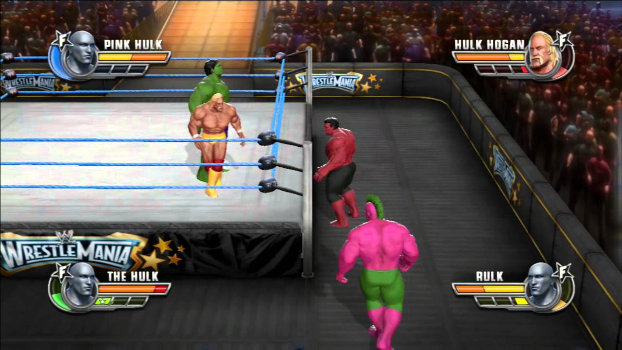 WWE ALL STARS MULTI HULK MATCH